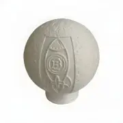 Crypto to the Moon - 3D Printed Art Piece