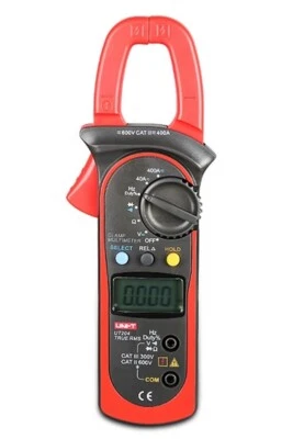 Digital Uni-T UT203 Handheld Clamp Multimeter Tester Meter Dmm Ce Ac Dc Volt os