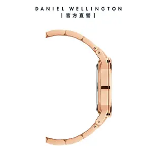 Daniel Wellington 手錶 Iconic Link 36mm/40mm精鋼錶 特調玫瑰金(DW00100210 DW00100344)/ 36mm