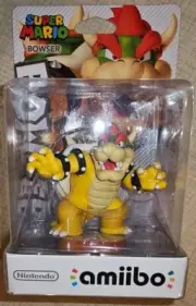Bowser Amiibo Figure Super Mario Bros. Switch Wii U 3DS Red Base NEW Sealed L@@K