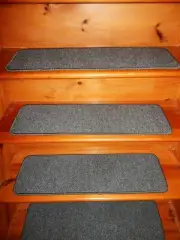 17= STEP 9" X 30" + LANDING 30" X30" Premium Wilton Wool Carpet Stair Treads.