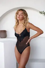 Zephyr Bodysuit Black