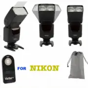 ZOOM XENON FLASH +REMOTE FOR NIKON D3000 D3100 D3200 D40 D50 D60 D70 D80 D90