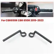 Motorcycle Black Left Handle Bar Clip-on Fork Tube Handlebars for CBR650R 650R 2019-2023