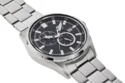 Orient Defender Day Date Sports Automatic Watch Black Dial AK0602B Made in Japan
