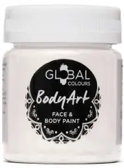Global Colours 45ml Pearlescent White Cream Face and Body Paint