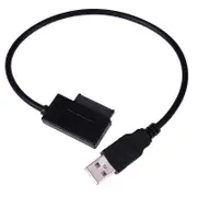 Usb To 7+6 13pin Slim Sata/ide Cd Dvd Rom Optical Drive Cable Adapter Shytmv One Size