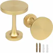 2 Pack Curtain Holdbacks Metal round Medallion Drapery Tiebacks Wall Hooks Moder