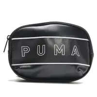 在飛比找Yahoo奇摩購物中心優惠-PUMA WMN CORE 黑 皮革 英文LOGO斜背包 小
