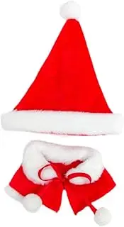 Perfk Plush Doll Clothes for 15cm-17cm Doll Doll Outifit Dress up Stuffed Animals Clothes Fashion Soft Doll Christmas Costume Cute , Cloak and Hat