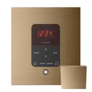Mr. Steam MSITPLUSSQ-BB iTempoPlus Square Control in Brushed Bronze