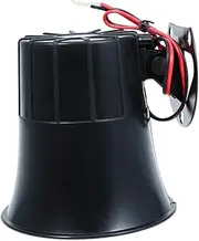 SEWOART Car Alarm Horn Motorcycle Speakers Motorcycle Alarm Horn Amplifier Warning Alarm Black