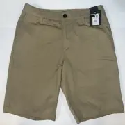 O’Neill Mens Encounter Relaxed Fit Casual Dark Tan Shorts Size 32 NWT