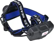 Fdit RGBW Headlamp, Super Bright Multifunction Headlight with Telescopic Zoom, USB Rechargeable for Outdoor, Camping, Fishing, Emergency