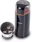 Krups Silent Vortex Coffee Grinder - Removable Bowl, 175W, Black