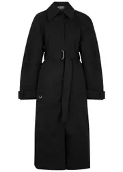 Jacquemus Le Trench Bari Cotton-blend Coat - Black - 38 (UK10 / S) 38 (UK10 / S)