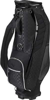 MIZUNO Golf NX.3 Men's Cart Caddy Bag 9 x 47 inch 2.3kg Black Check 5LGC2501