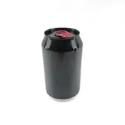 Full Aperture Aluminium Disposable Beer Cans (Empty) - Black Skin With B64 Lids (300 Units x 330mL OR 207 Units x 500mL)