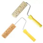 Texture Pattern Paint Roller Brush Ornament with Handle for Art Paint Coloring