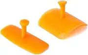Liyquint 2 Pieces Silicone Non-Slip Golf Training aids, Golf Club Swing Grip mats, Golf Grip mats, Golf Training Grip aids, Suitable for Outdoor and Indoor Golf Grip Exercises