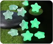 BeLongsYou Luminous Stones Star Shape Colorful Cobblestones, Glowing Pebbles Stones Glow in The Dark for Garden Walkways Decoration Aquarium,Green,650pcs