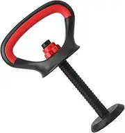Travel Dumbbell Kettle Grip - Workout Dumbbells Kettle Grip, Non-Slip Screw-On Adapter | Rubber Handle Portable Dumbbell Clip, Adjustable Fitness Grip for Boys Girls Men Women Training