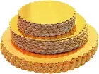 30-Pack Cake Board Rounds, Circle Cardboard Base Boards, 8, 10 and 12-Inch. Perf