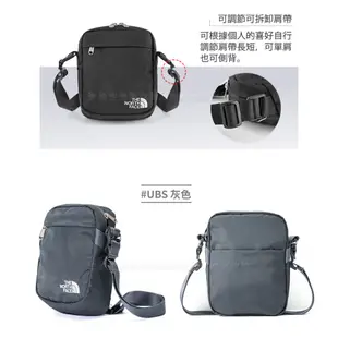 【The North Face 3.2L 側背包《灰》】3BXB/側背包/斜背包/休閒背包/通勤/出國/悠遊山水