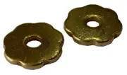 Pair Brass Small Spur Rowels No 14 3/4" 6 Point Western Cowboy