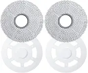 [Jegehoyo] Mop Cloths with Mop Plates Replacement Parts for Ecovacs Deebot X2 Omni Robot Vacuum Cleaner Mop Pad Mop Holder