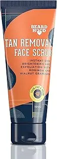 De Tan Removal Face Scrub 100G, Enriched With Moringa, Walnut Granules Almond Oil Skin De-Tan Exfoliation And Deep Cleaning All Skin Types Sls Paraben Free