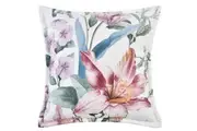 Bianca Carmela White 43x43cm Polyester Pillow Cushion Home Sofa Decor Square
