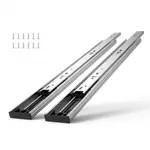 VEVOR 10 Pairs of 508mm Drawer Slides Side Mount Rails, Heavy Duty Full Extension Steel Track, Soft-Close Noiseless Guide Glides Cabinet Kitchen Runne