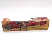 Vintage 1980s American Belt Co. Rambo Waist Warrior Belt With Toy Army Tank NRFB