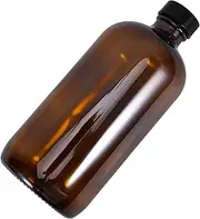 MUSISALY Glass Chemicals Bottle with Cap Refillable Empty Container for Lab Use Pharmaceutical Storage and Chemical