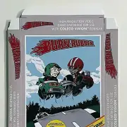 Burn Rubber Unused Unfolded Box New Rare ColecoVision Coleco OpCode Games