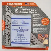 The Swanson Speed Square S0101 Layout Tool with Blue Book 5 Tools In One 7"