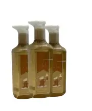 3 BATH & BODY WORKS GENTLE CLEAN GEL HAND SOAP GINGER BREAD BAKERY NEW