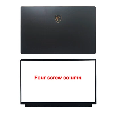 NEW LCD Back Cover & LCD Front Bezel for MSI GS75 STEALTH MS-17G1 3077G1A212