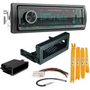 Single Din AM/FM Receiver Bluetooth Car Stereo for 1995-2002 C/K 1500 GMC Sierra