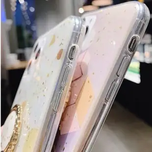 滴膠金箔 大理石手機殼 適用於iPhone 11 Xs Max XR X i8 i7 i6Plus蘋果全包 軟殼 指環