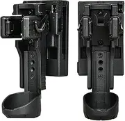 Flashlight Holder Duty Belt, Rotatable Flashlight Carrier, Sturdy Torch Storage, Portable Flashlamp Pouch, for Security Guard, Sheriffs, Professionals, Nylon Material