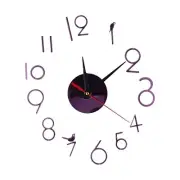 Wall Clock 3D 4.7 Minute Hand 60cm Diameter Beautiful DIY Easy To Assemble