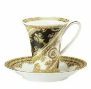 VERSACE BAROQUE CUP SAUCER SET COFFEE MEDUSA PRESTIGE GIFT IDEA NEW BOX SALE