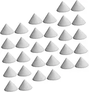 TEHAUX 30pcs Ceramic Cone Nails Refractory Kiln Support Nails for High-Temperature Use