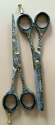 6" Hair Cutting+Thinning Set Barber Scissors Shears Razor Edge Very Sharp MAGNUM