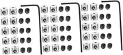 NUOBESTY Sets Metal Locking Pin Backs for Brooches Lapel Pins Flat Studs Service Bars Jewelry Easy to Use Brooch Supplies