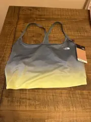 The North Face Women's Size XL Dune Sky Tanklette Racerback Cropped Blue Tank