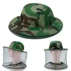 1-4Pcs Mosquito Insect Head Net Mesh Protector W/ Hat Fly Bee Fishing Camping