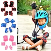 6x Kids Knee Elbow Pads Guard Protective Safety Gear Set Roller Skate-Cycling